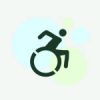 icône d'accessibilité pour tous les handicaps