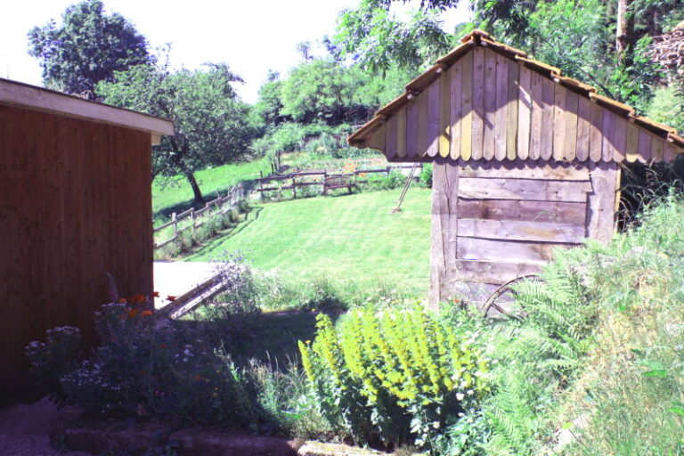 L'Annexe jardin vu du chemin